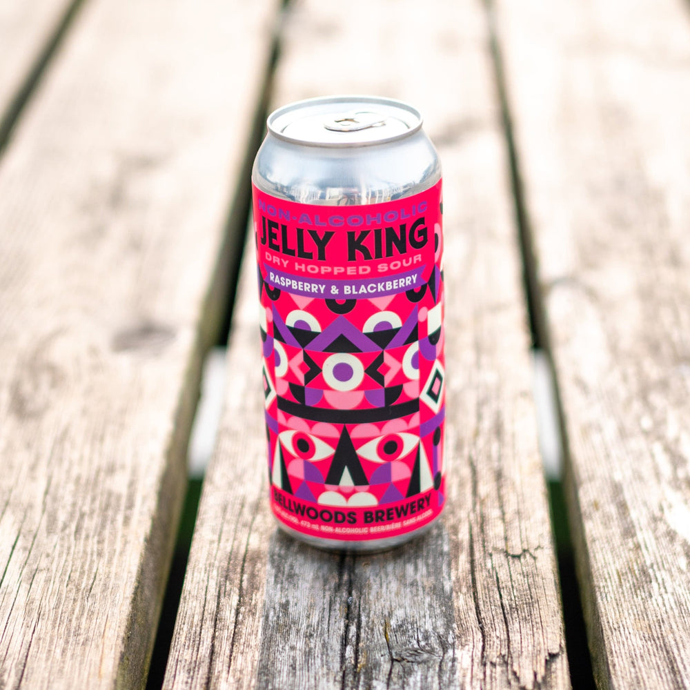 Bellwoods Brewery Non-Alcoholic Jelly King Dry Hopped Sour w/ Raspberry & Blackberry
