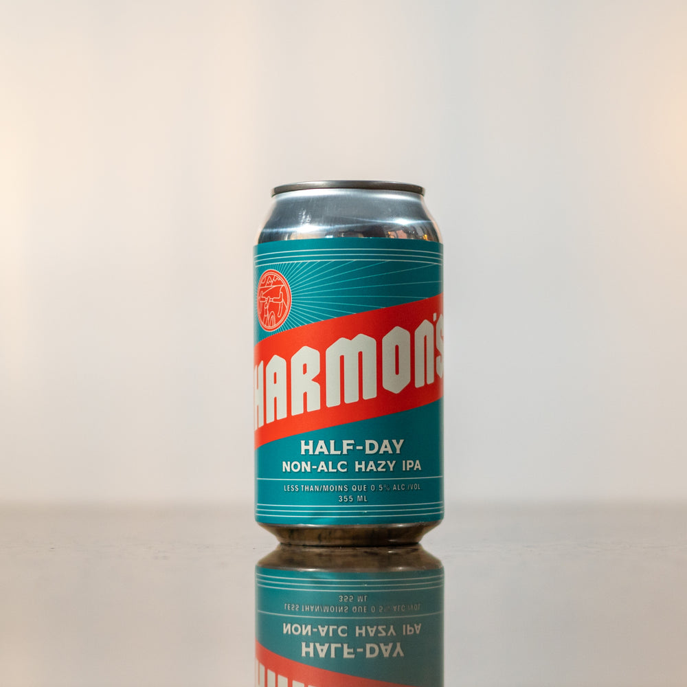 Harmon's Non-Alcoholic Hazy IPA.